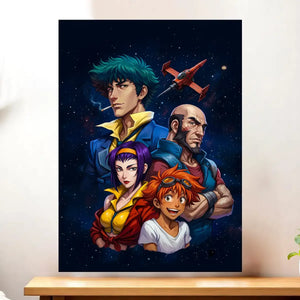 Affiche Cowboy Bebop illustrée à la main en Anjou