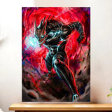Affiche Kaiju No 8 illustrée à la main en Anjou