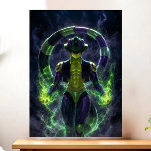 Affiche Meruem Hunter x Hunter illustrée à la main en Anjou