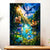 Affiche Pokémon starters de Kanto illustrée à la main en Anjou