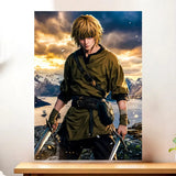 Affiche Vinland Saga illustrée à la main en Anjou