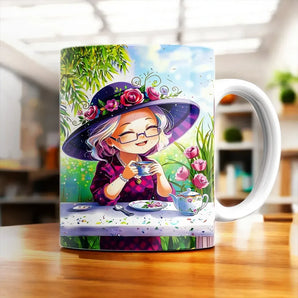 Mug Mamie illustré à la main en Anjou