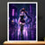 Cadre Blanc Akeno Himejima High School DxD illustré à la main en Anjou