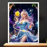 Affiche Mario illustrée à la main en Anjou