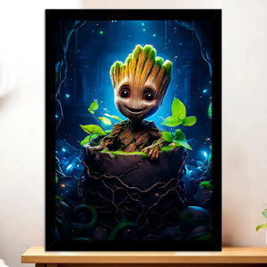 Cadre Noir Groot illustré à la main en Anjou