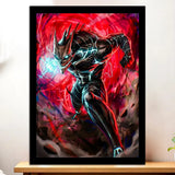 Cadre Noir Kaiju No 8 illustré à la main en Anjou