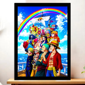 Poster Mugiwara illustré à la main en Anjou