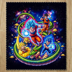 Chiffonnette Dragon Ball Super illustrée à la main en Anjou