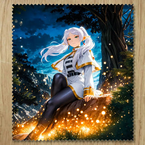 Chiffonnette Frieren Sousou no Frieren illustré à la main en Anjou