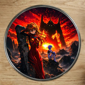 Magnet Evangelion illustré à la main en Anjou