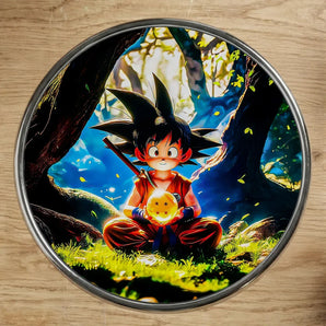 Magnet Goku Enfant Dragon Ball illustré à la main en Anjou