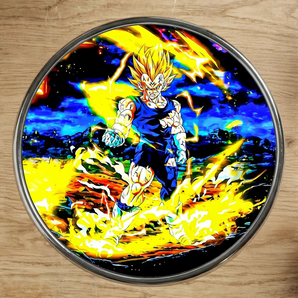 Magnet Vegeta Dragon Ball Z illustré à la main en Anjou