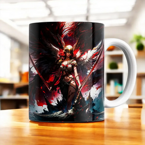Mug Elden Ring illustré à la main en Anjou