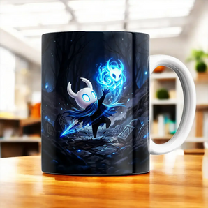 Mug Hollow Knight illustré à la main en Anjou