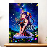 Affiche Oshi No Ko illustrée à la main en Anjou
