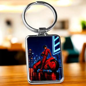 Porte-clé Akira illustré à la main en Anjou
