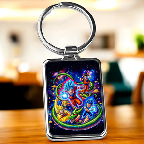 Porte Clé Dragon Ball Super illustré à la main en Anjou