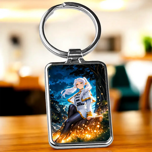Porte Clé Frieren Sousou no Frieren illustré à la main en Anjou