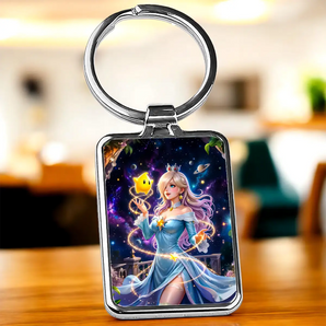 Porte Clé Rosalina illustré à la main en Anjou