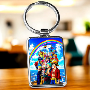 Porte Clé Mugiwara illustré à la main en Anjou