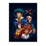Poster Cowboy Bebop illustré à la main en Anjou