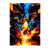 Poster Dracaufeu Pokémon illustré à la main en Anjou