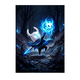 Poster Hollow Knight illustré à la main en Anjou
