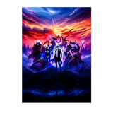 Poster Solo Leveling Arise illustré à la main en Anjou