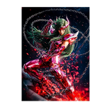 Poster Shun d'Andromède Saint Seiya illustré à la main en Anjou