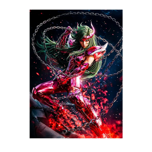 Poster Shun d'Andromède Saint Seiya illustré à la main en Anjou