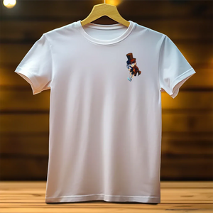 T-Shirt Detective Conan bleu illustré à la main en Anjou