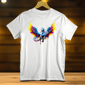 T-Shirt Licorne illustré à la main en Anjou