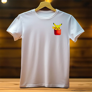 Tee Shirt Pikachu illustré à la main en Anjou
