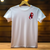 T-shirt Sung Jin-Woo Solo Leveling blanc illustré à la main en Anjou