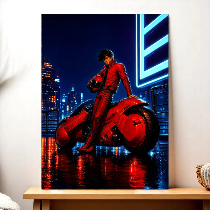 Tableau Akira illustré à la main en Anjou