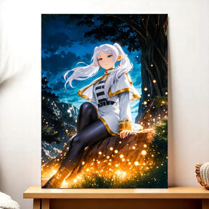 Tableau Frieren Sousou no Frieren illustré à la main en Anjou