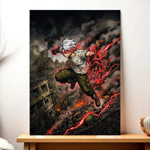 Tableau Rudo Gachiakuta illustré à la main en Anjou
