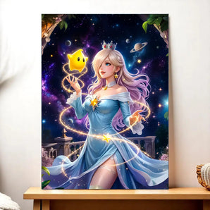 Tableau Rosalina illustré à la main en Anjou