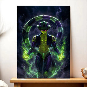 Tableau Meruem Hunter x Hunter illustré à la main en Anjou