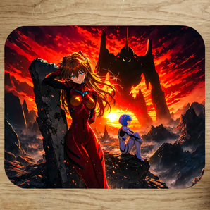 Tapis de souris Evangelion illustré à la main en Anjou