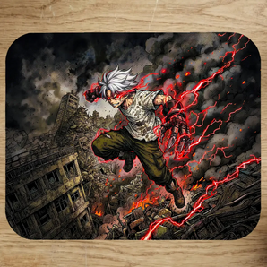 Tapis de Souris Rudo Gachiakuta illustré à la main en Anjou