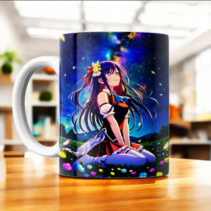 Mug Oshi No Ko illustré à la main en Anjou